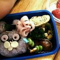 asanet's cooksnap of when they made 妖怪ウォッチ うんちくま キャラ弁.