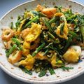 勇気凛りん岸田夕子's cooksnap of when they made 節約♪ニラとちくわと卵のキンピラ風.