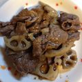 テリりん's cooksnap of when they made 簡単♡牛肉とレンコンの甘辛炒め.