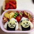 ｒｕｉ's cooksnap of when they made 新年☆簡単 ひつじさん キャラ弁.