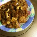 二季（にき's cooksnap of when they made 鶏肉とカシューナッツの赤×黒ソース炒め.