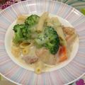 miwayon's cooksnap of when they made 牛乳＆豆乳のホワイトシチュー.