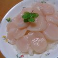 cafe-cafe's cooksnap of when they made ほたてのカルパッチョ風サラダ.
