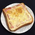 さやねぇ☆'s cooksnap of when they made 朝パンはてっとり早くベーコントースト！.