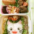 kaki1045's cooksnap of when they made キャラ弁　ノンタン☆.