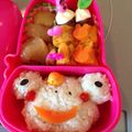 Iove♡'s cooksnap of when they made お手軽緑キャラのお弁当♪～カエル君～.
