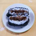 mocomoco♪'s cooksnap of when they made 春の訪れ♪いかなごの釘煮でおにぎらず.
