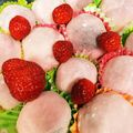 るーこたん's cooksnap of when they made いちご大福♪白玉粉をレンジにかけるだけ！.