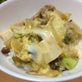 yummy?'s cooksnap of when they made ふわふわとろり♪豆腐卵丼.