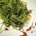 のもす＊'s cooksnap of when they made 豆苗の青菜炒め.