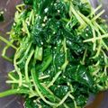 ★都萌★'s cooksnap of when they made ＋＋豆苗とほうれん草のおひたし＋＋.