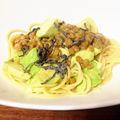 らたらん's cooksnap of when they made 納豆とアボカドの簡単パスタ.