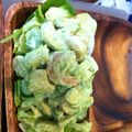 lechecara's cooksnap of when they made アボカドと海老の胡麻マヨサラダ.
