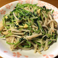 ako77's cooksnap of when they made お手軽✧時短✧豆苗と卵ときのこの炒め物.