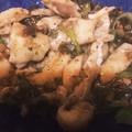 oo8oo's cooksnap of when they made 唐揚げの残りで鶏皮ポン酢.