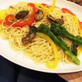amituti's cooksnap of when they made 牡蠣の燻製オイルｄｅパスタ.