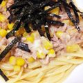 cemtnk's cooksnap of when they made ツナコーンの混ぜるだけ✿和風パスタ.
