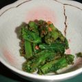 にゃきぞう's cooksnap of when they made 菜の花　　粒々ピーナッツバターあえ.