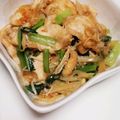 ぽにょ0115's cooksnap of when they made 鶏むねと小松菜のガーリックバター炒め♪♪.