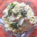 Pikmash's cooksnap of when they made ふきのとうのクリームパスタ.