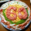 37号's cooksnap of when they made お祝いの寿司ケーキ♡ひな祭りや七夕にも♡.