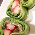 しばーちゃん's cooksnap of when they made かにかまきゅうりロール〜梅マヨネーズ〜.