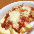 ♪ミチル♪'s cooksnap of when they made おつまみに最高☆厚揚げのキムチチーズ焼き.
