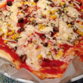 m@n@'s cooksnap of when they made 我が家のさっくり☆ピザ.
