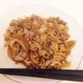 chisato67's cooksnap of when they made 安くて簡単!!豚こまでウチの生姜焼き弁当.