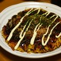 haruku221's cooksnap of when they made 子供が大好き！ご飯入りお好み焼き.