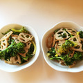 クックA311IY☆'s cooksnap of when they made ビールが進む♡菜の花と蓮根の柚子胡椒炒め.