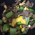 おこさんママ's cooksnap of when they made 青梗菜と牛肉の炒め物.