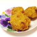 yukimimimi's cooksnap of when they made 肉じゃがリメイク　ライスコロッケ。.
