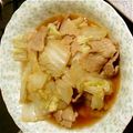 ぴかちゅ♡'s cooksnap of when they made 豚肉と白菜煮込み.