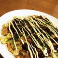 ゆきみゆき。's cooksnap of when they made 冷凍吉牛でお好み焼き(≧∇≦).