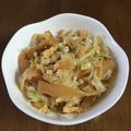 まっくら森〜♪'s cooksnap of when they made 酒のつまみに♡メンマ＆白髪葱＆油揚げ和え.