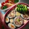 ごんさんち's cooksnap of when they made ウインナーでお花海苔巻き♪.