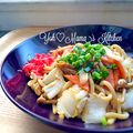YUH♡ママ's cooksnap of when they made すき焼きのタレで♡うちの焼きうどん.