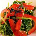 ♡颯蒼ママ♡'s cooksnap of when they made 豆苗の中華サラダ.