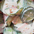 harmony930's cooksnap of when they made 簡単♪きゅうりとハムのサラダ.