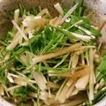 westerly's cooksnap of when they made 水菜と大根のシャキシャキサラダ.