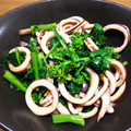 heianbizin's cooksnap of when they made ＊菜の花といかのささっと煮＊.