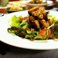 inyako's cooksnap of when they made ☆鶏とかぼちゃのマスタードマヨ和え☆.