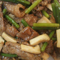 ☆★アッキー★☆'s cooksnap of when they made 牛肉とにんにくの芽の炒めもの☆.
