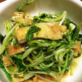 heianbizin's cooksnap of when they made 水菜と油あげの煮浸し.
