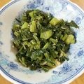 Chisa−Rin's cooksnap of when they made 大根の葉の炒め物.