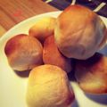 本日晴天's cooksnap of when they made 薄力粉パン.