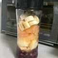 chi16's cooksnap of when they made グレープフルーツとブドウのスムージー.