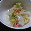 ナウちゃん's cooksnap of when they made 簡単小鉢♪ 白菜とカニカマのオイマヨ和え.