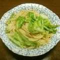 胃が宇宙's cooksnap of when they made 普通においしい。ゆかりペペロンチーノ.
